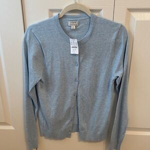J. Crew Women's Sky Blue Cardigan